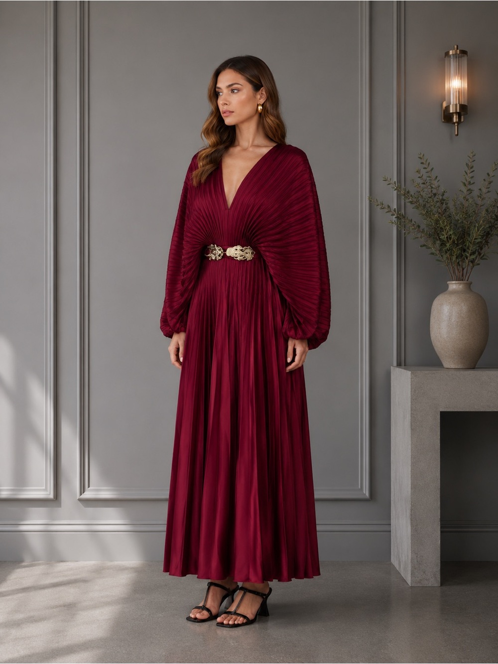ACLER WONASTOW MAXI DRESS SIZE 4 B590